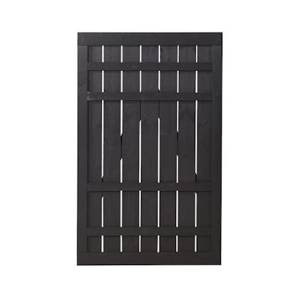Skärmgrind PLUS Rustik 100x158 cm Svart