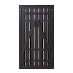 Skärmgrind PLUS Rustik 100x180 cm Svart