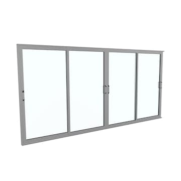 Skjutdörr Landskap Robust Året runt 2+2