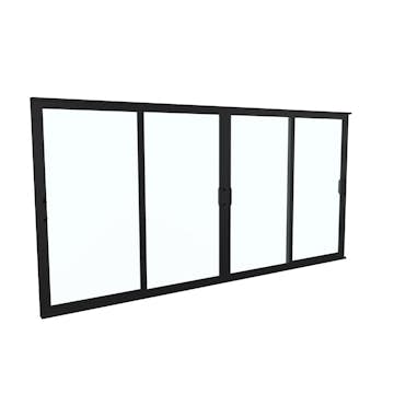 Skjutdörr Landskap Robust Året runt 2+2