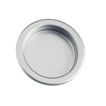 Skjutdörr Skålhandtag Diplomat Krom (st)