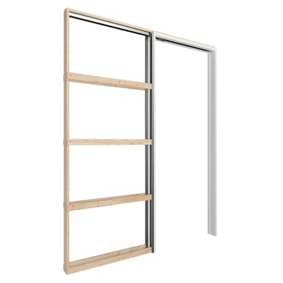 Skjutdörrskarm Leksandsdörren NCS S 0502-Y