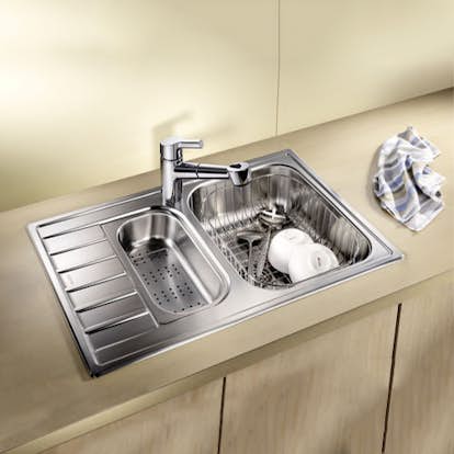 Sköljskål Blanco Rostfritt stål 359 x 189 mm