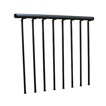 Skyddsräcke Byggera Euro Design/Paris Svart