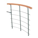 Skyddsräcke Byggera Venedig Massiv Ek Runt