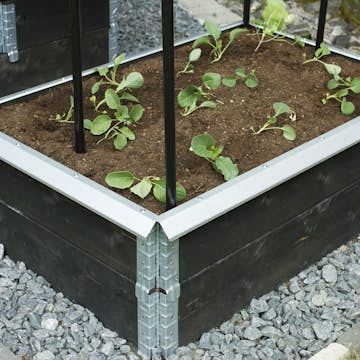 Snigelkant Flexigarden till Odlingslåda i Trä