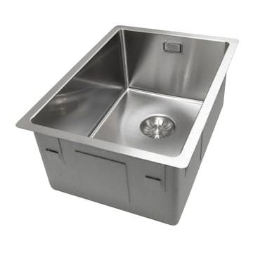 Enkelvask Strand Stainless SOLID med clips