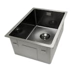 Enkelvask Strand Stainless SOLID med clips PVD Gun Metal