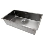 Enkelvask Strand Stainless SOLID med clips PVD Gun Metal