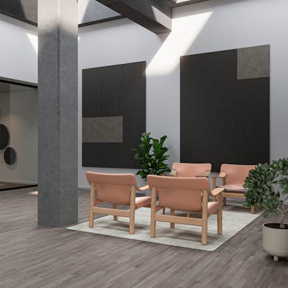 Ljudabsorbent Lanab Group Solid