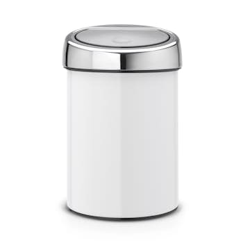 Soptunna Brabantia Touch Bin 3 L Brilliant Steel