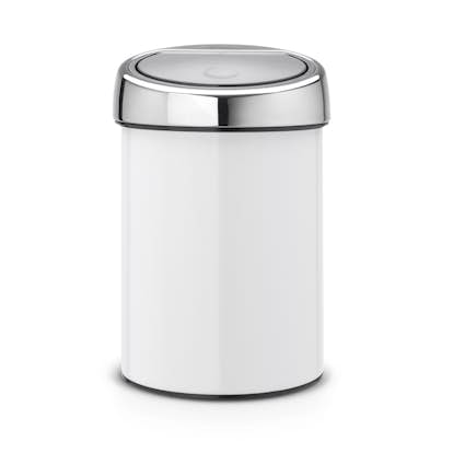 Soptunna Brabantia Touch Bin 3 L Brilliant Steel