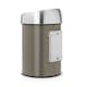 Soptunna Brabantia Touch Bin 3 L Brilliant Steel