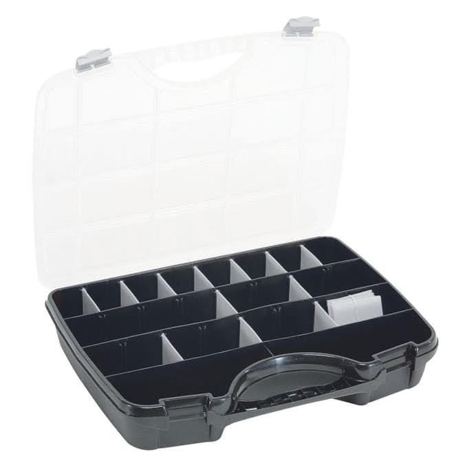 Sortimentbox A47 Svart/silver Raaco