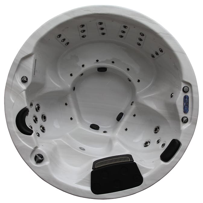 Utespa DenForm Circle Lux 60 46 Jets Runt Spabad för 6 Personer
