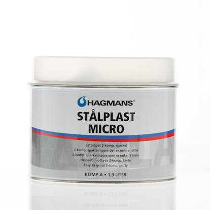 Spackel Hagmans Stålplast Micro