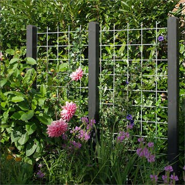 Spaljé PLUS Stål Varmgalvaniserad Stål, Anpassningsbar, 90x180 cm