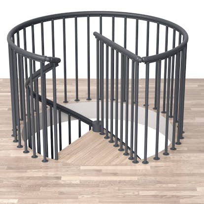 Skyddsräcke Dolle Classic Spiraltrappa