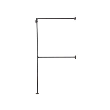 Klädställning Simpel Racks Soho för Hörn Väggmonterad Dubbel