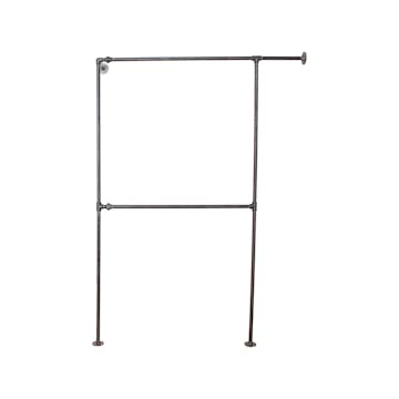 Klädställning Simpel Racks Harlem för Hörn Väggmonterad Dubbel