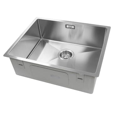 Diskho Strand Stainless STRAND ST50-ECS Rostfri Enkel med Vattenlås