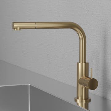 Köksblandare Scandtap Steel Accent 90