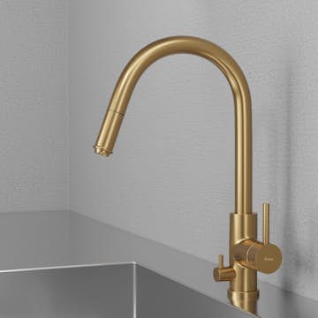 Köksblandare Scandtap Steel Access med Utdragbar Pip