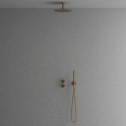 Takduschset Scandtap Steel Harmonized 2Y för Inbyggnad