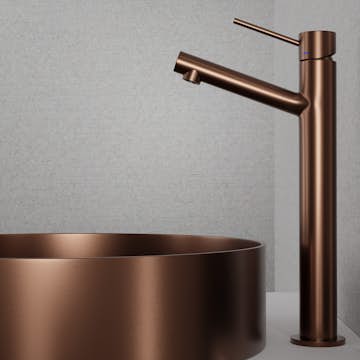 Tvättställsblandare Scandtap Steel Vector High