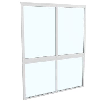 Skjutfönster med fast underdel Landskap Stadig Förlängd sommar 2-del