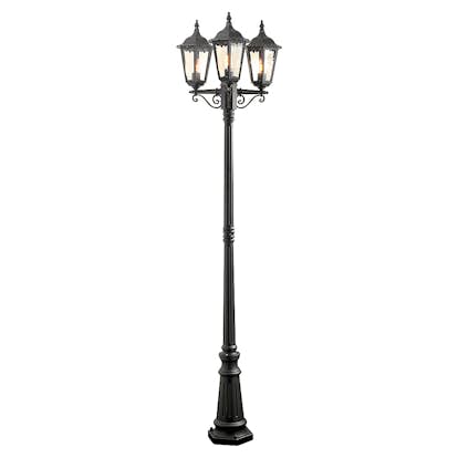 Stolplykta Gnosjö Konstsmide Firenze 3-arm E27 med Stolpe