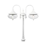 Stolplykta Gnosjö Konstsmide Libra 2-arm E27 utan Stolpe