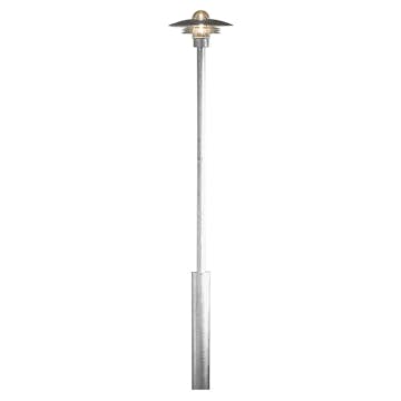 Stolplykta Gnosjö Konstsmide Modena E27 Galvaniserad med Stolpe
