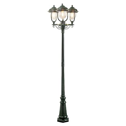 Stolplykta Gnosjö Konstsmide Parma 3-arm E27 med Stolpe