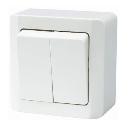 Strömbrytare Malmbergs Nova Utanpåliggande Kron