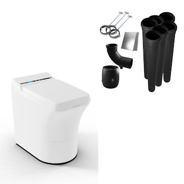 Förbränningstoalett Cinderella Comfort med Installationspaket