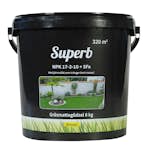 Gräsgödsel Skånefrö Superb med Järnsulfat, Gräsmattegödsel 8 kg