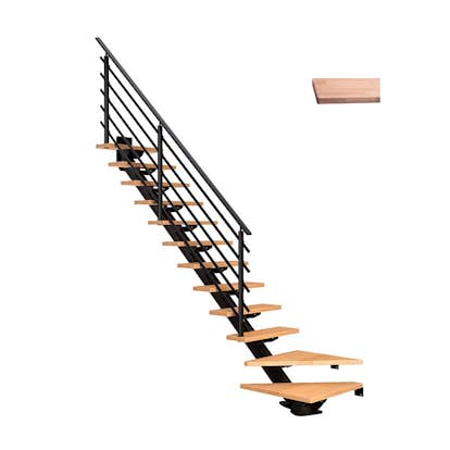 Spartrappa Dolle Sydney Ek Vit-Oljad 1/4 Pure