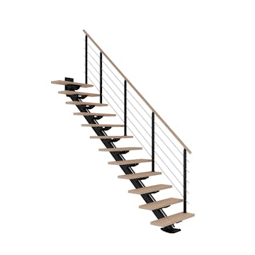 Spartrappa Dolle Sydney Ek Vit-Oljad Rak Design