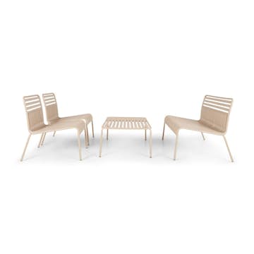 Loungegrupp Comfort Garden Jarva 4-sits Soffgrupp Utomhus i metall