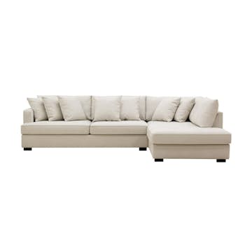 Soffa Scandinavian Choice Rossita 4-sits L-Formad Djup Schäslongsoffa