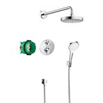 Takduschset Hansgrohe Croma Select S för Inbyggnad