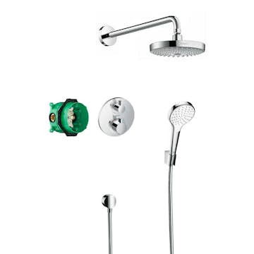 Takduschset Hansgrohe Croma Select S för Inbyggnad