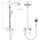 Takduschset Hansgrohe Raindance Select E 300 2jet Showerpipe 150 cc