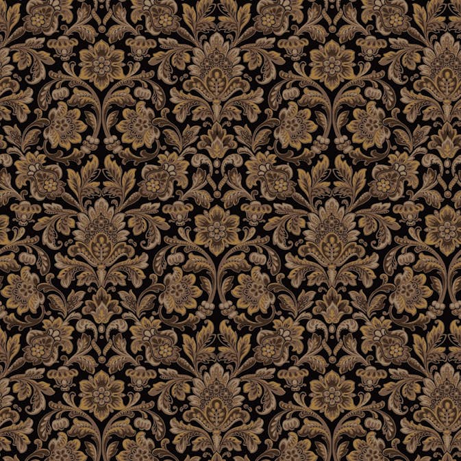 Tapet Boråstapeter Anno Foglavik EasyUp , Mönstrad Svart