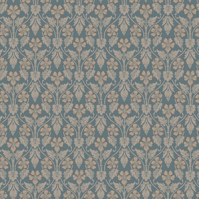 Tapet Boråstapeter Anno 4535 Nora EasyUp, Mönstrad Blå