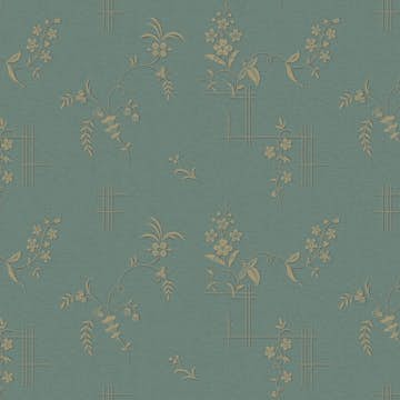 Tapet Boråstapeter Anno Ulricehamn 4547 EasyUp, Mönstrad Grön