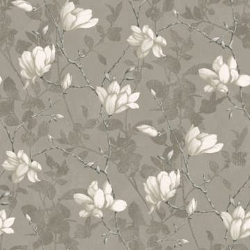 Tapet Boråstapeter InBloom Lilly Tree 7227 EasyUp, Mönstrad Nickel