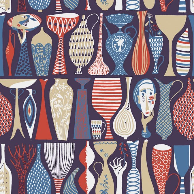 Tapet Boråstapeter Scandinavian Designers II Pottery 1760