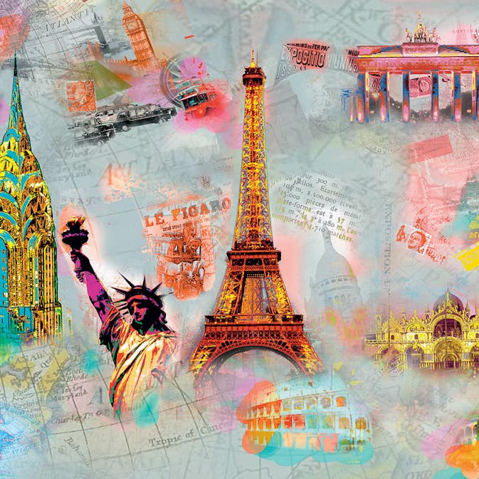 Tapet Idealdecor Around the World